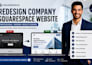 redesign squarespace company website professional website